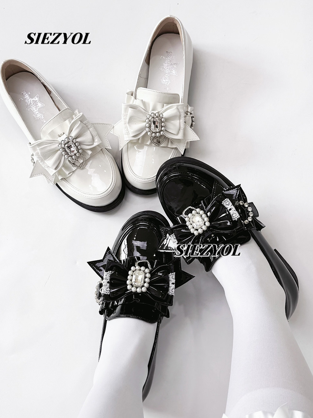 Women Shoes Wedges - Scarpe in Pelle Casual Stile Giapponese