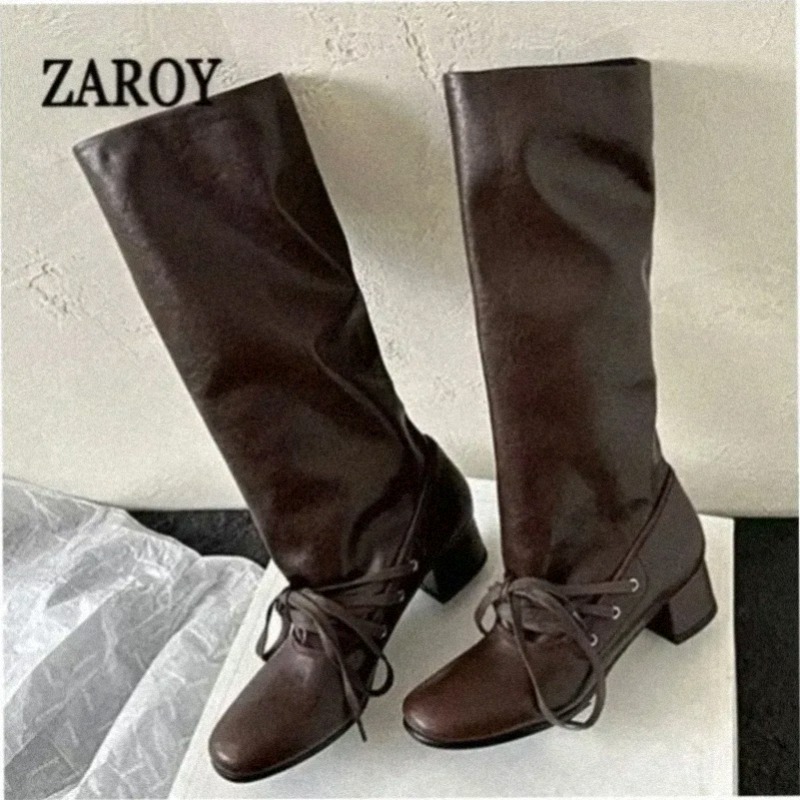 Knee High Boots Women - ZAROY Nuovissimo Design Stivali Alti da