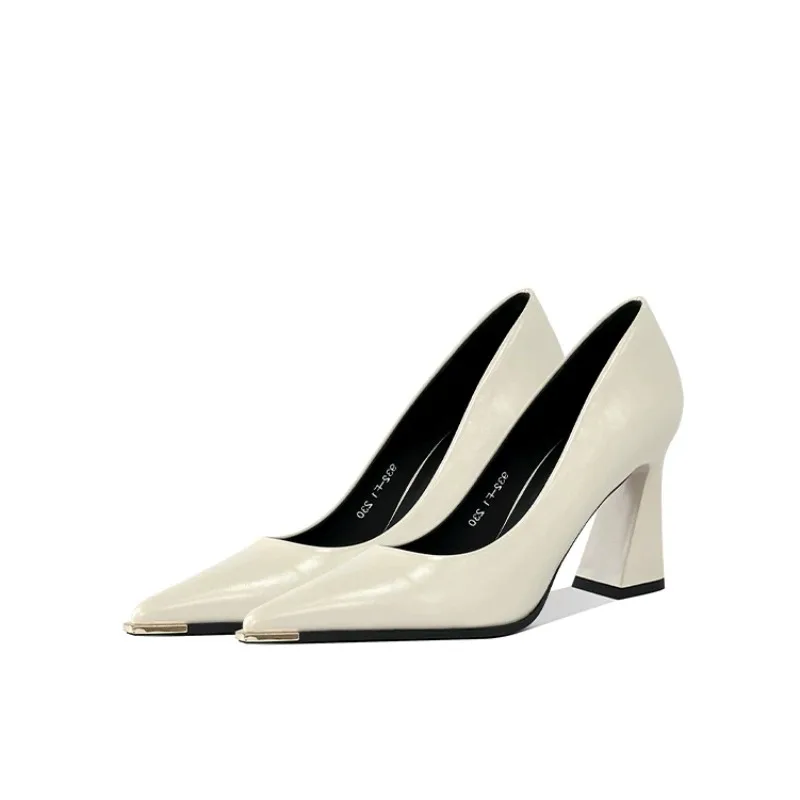Women'S Shoes Professional - Tacchi alti a punta retrò da