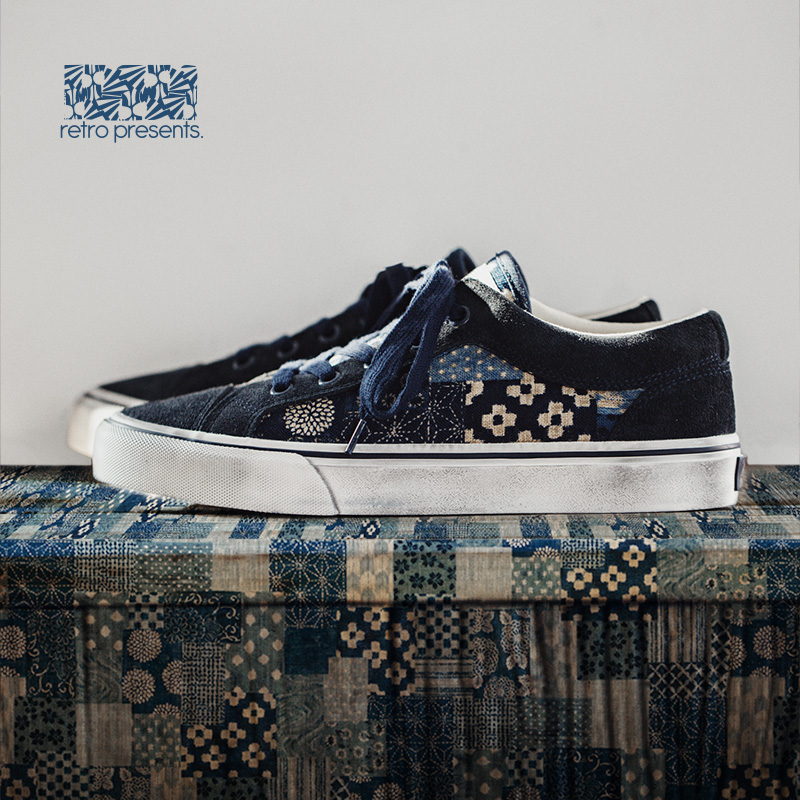 Women Shoes Japanese Brand - Maden scarpe di tela con stampa