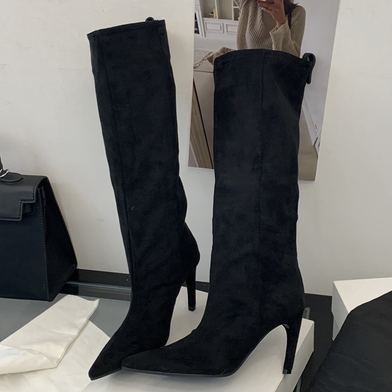 Street Punk Inverno Vintage Pu - Knee High Boots Women recensione e prezzo