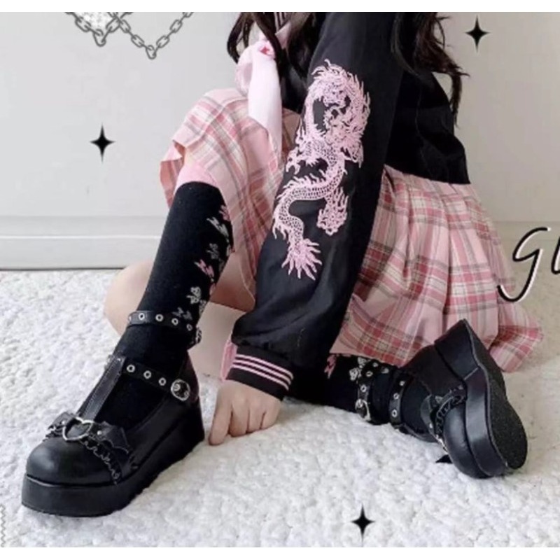 Zeppe con plateau per ragazze  - Women Shoes Japanese Brand recensione e prezzo