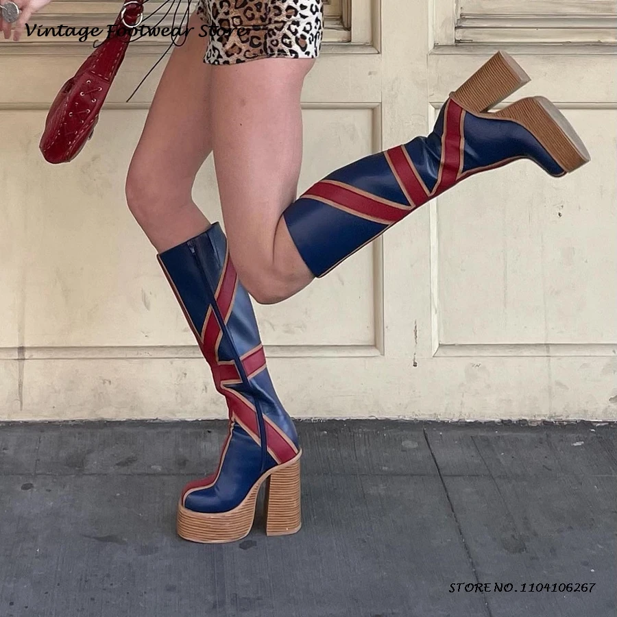 Stivali al ginocchio con plate - Knee High Boots Women recensione e prezzo