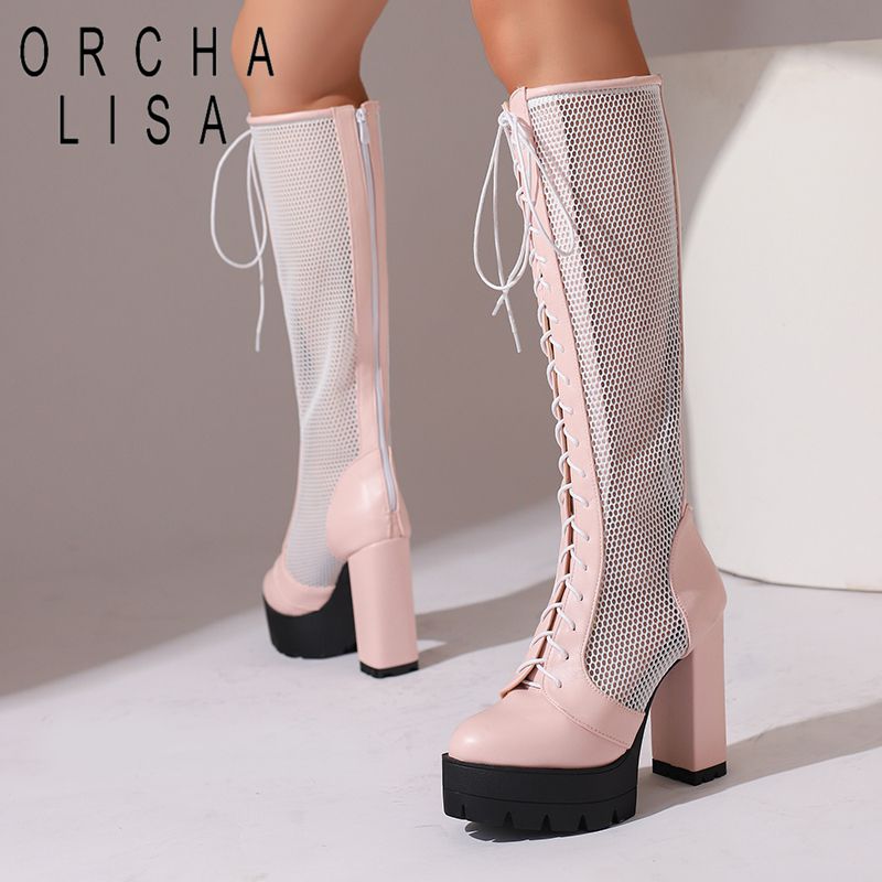 ORCHA LISA Stivali alti al gin - Knee High Boots Women recensione e prezzo